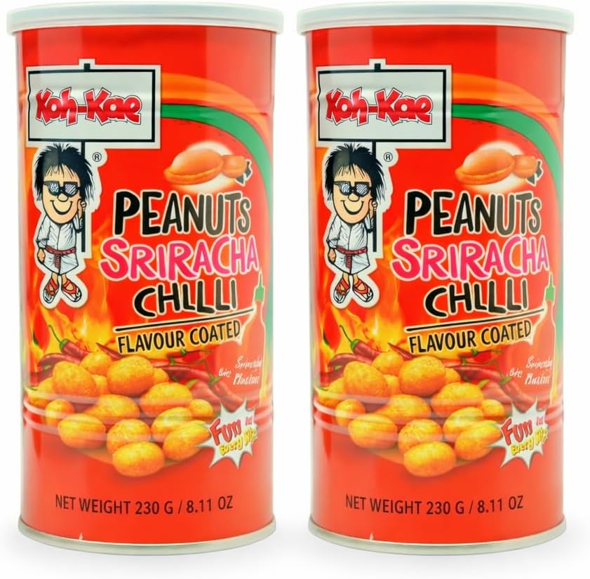 Koh-Kae Sriracha Chilli Coated Flavour Peanuts, 240 g