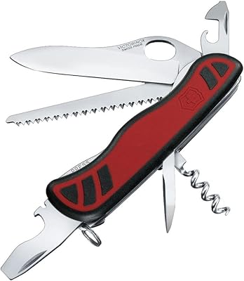 Victorinox Multiusos - Navaja de Bolsillo Forester M Grip (0.8361.MC) - Multitool de Poliamida con Mango de Poliamida