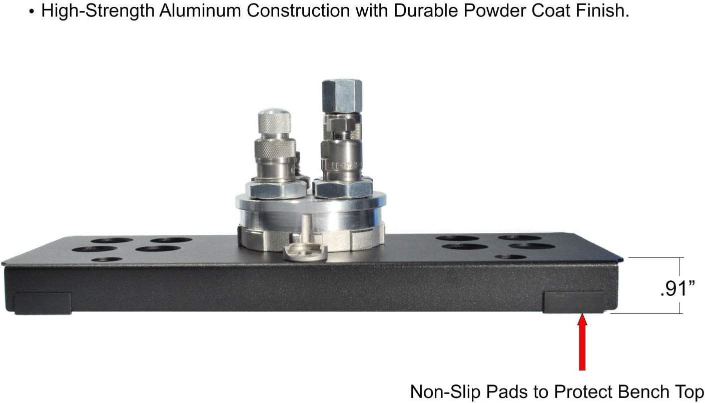 Benchtop Turret Holder for Lee Precision 4-Hole Reloading Equipment