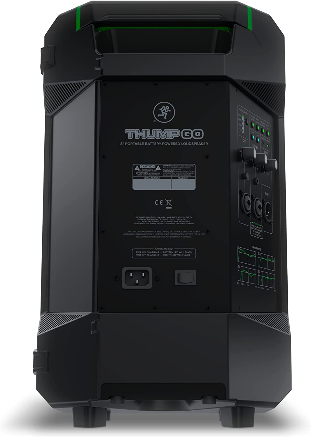 Mackie Thump GO 8" Portable Battery-Powered PA Speaker - Bluetooth, 12-Hour Battery, 2-Channel Mixer