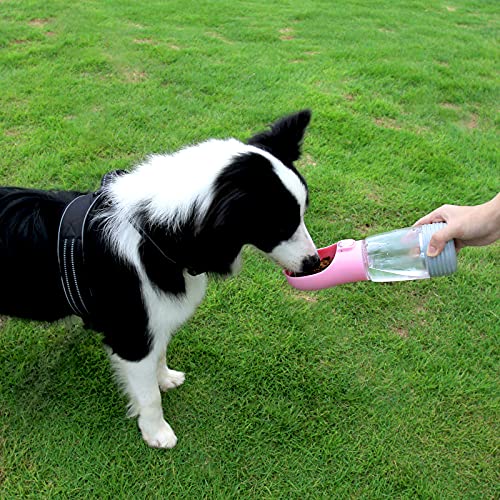 Portable Dog Water Bottles with Leakproof Bowl Dispenser Water & Food Container for Walking Hiking On The Go - Image 7