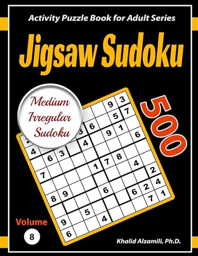 Jigsaw Sudoku 500 Medium Irregular Sudoku Puzzles