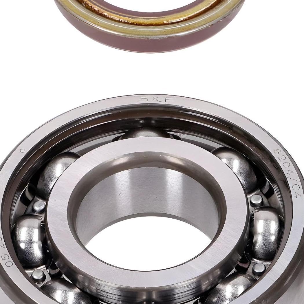 Kit cuscinetti albero motore Naraku SKF, FKM Premium C4 gabbia metallica per Minarelli orizzontale, in piedi, AC, LC (CW, MA, MY, CA, CY)