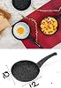 Orret Home 12 cm Granit Sos Tavası – Mini Tereyağı Tavası, Yapışmaz Küçük Tava, Yumurtalık, Sos ve Tereyağı Eritme İçin Tek Kişilik Mutfak Tavası (Yuvarlak)