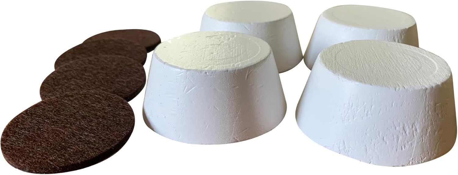 Prime Woodcraft Walnut Wood Furniture Risers 1 Inch