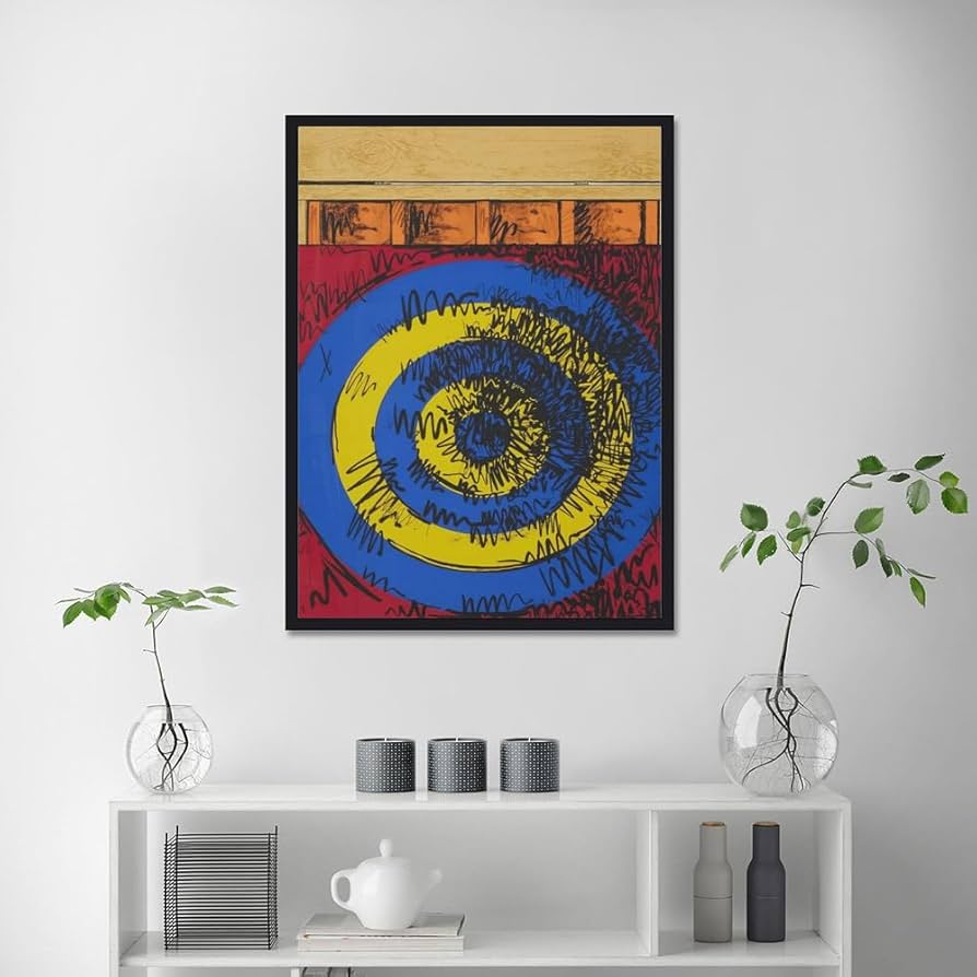 Amazon.co.jp: モダンジャスパージョーンズポスターグラフィティ