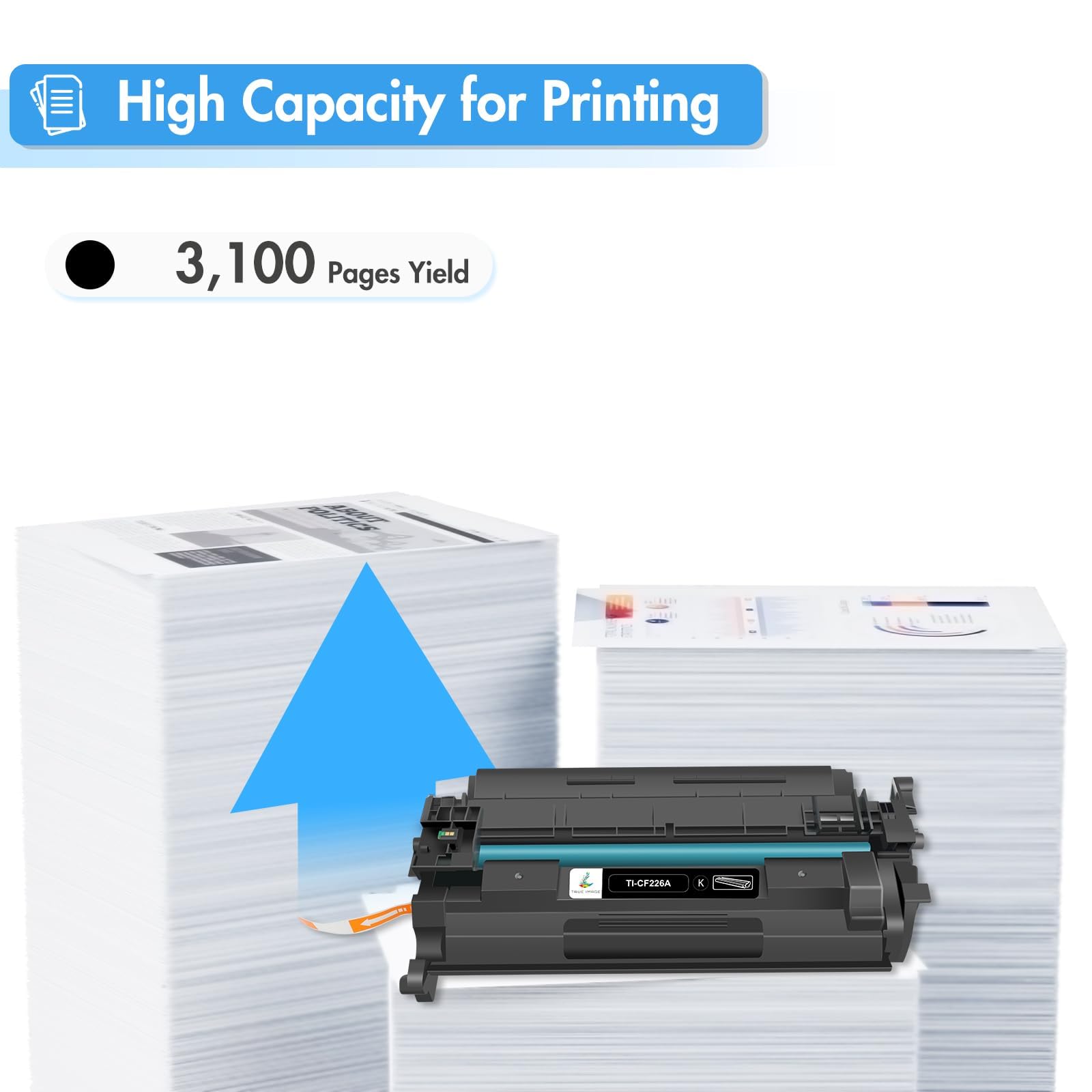 26A Cartouche Toner Compatible pour HP CF226A 26X CF226X LaserJet Pro M402n