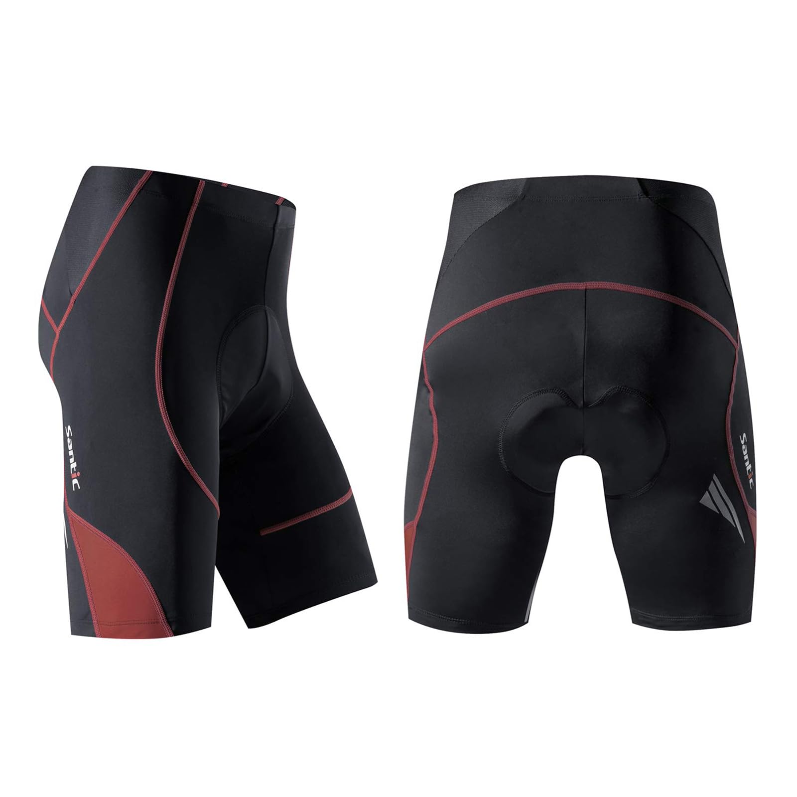 Santic Pantalon Ciclismo Hombre Corto Pantalones Bicicleta Hombre Montaña/MTB Acolchado