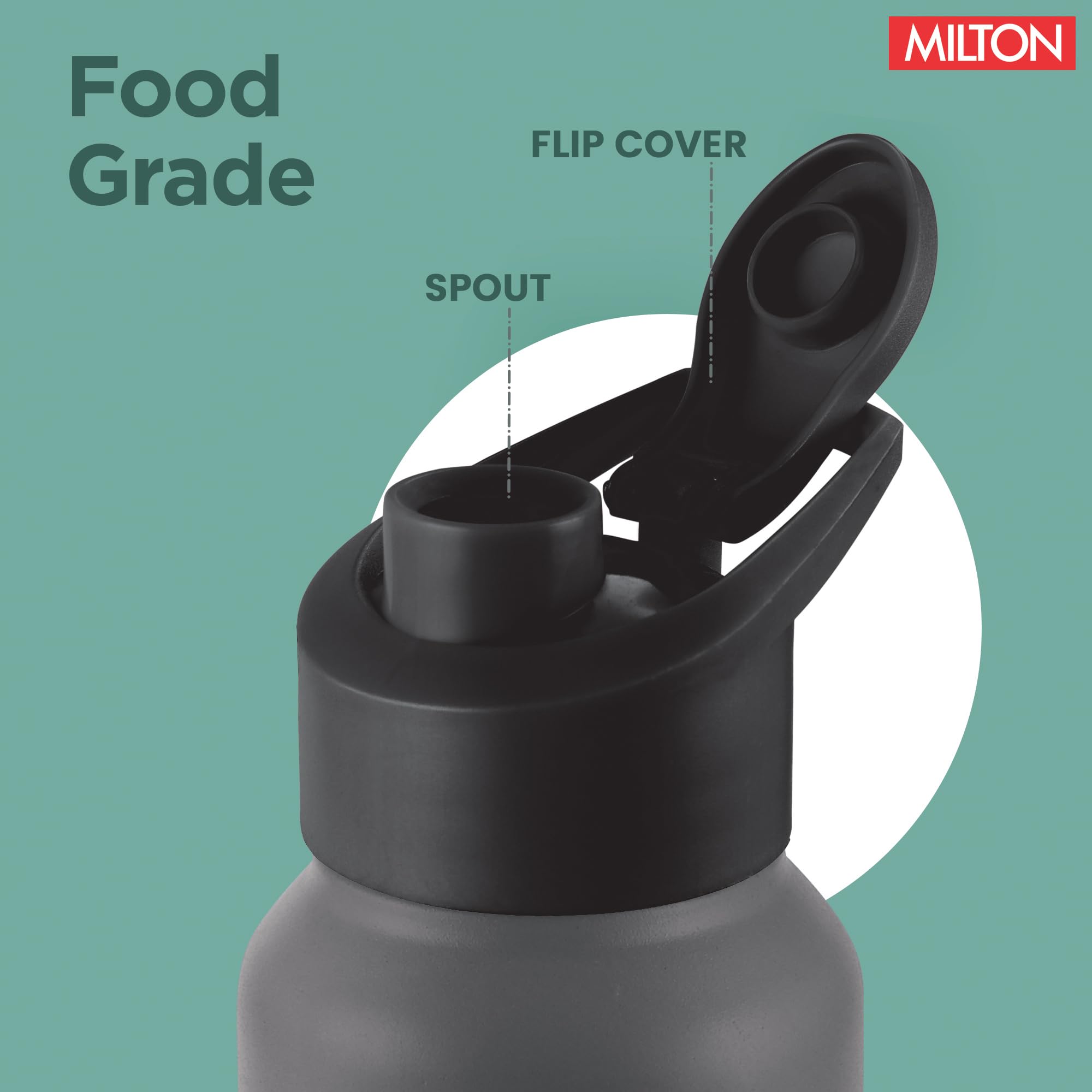 Milton Torino Stainless Steel Water Bottle - 980ml -3