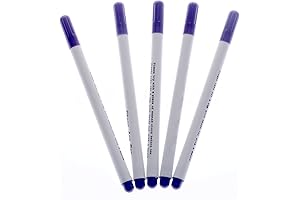 12 PACK Washable Fabric Pens, Instant Erasable Color Changing Marking Pens for DIY Projects