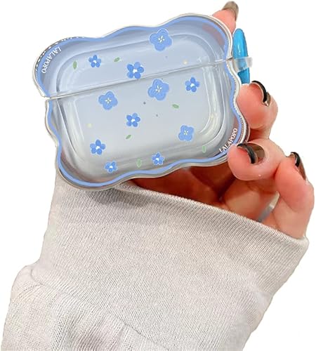 Miniatura 7 de Funda compatible con Airpods Pro de rana, bonita funda con llavero para mujeres y niñas, funda protectora transparente de silicona suave Kawaii de