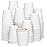 GUSTO [10 oz. - 300 count Disposable White Paper Cups, Hot Coffee Cups - Eco-Friendly Hot Cups (Formerly Comfy Package)