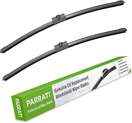 PARRATI - Limpiaparabrisas de repuesto de alta calidad y desempeño de 24 y 24 pulgadas, para todas las estaciones, para Mercedes-Benz C E CLS