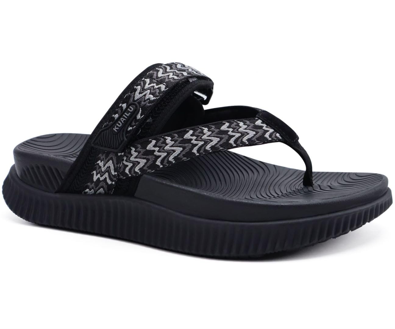 Womens Orthopedic Flip Flops With Arch Support Adjustable Thick Athletic Cushion Recovery Walking Sandals For Woman Ladies Fashion Comfortable Flip-Flop Slides, Water Resistant & Lightweight-image-39