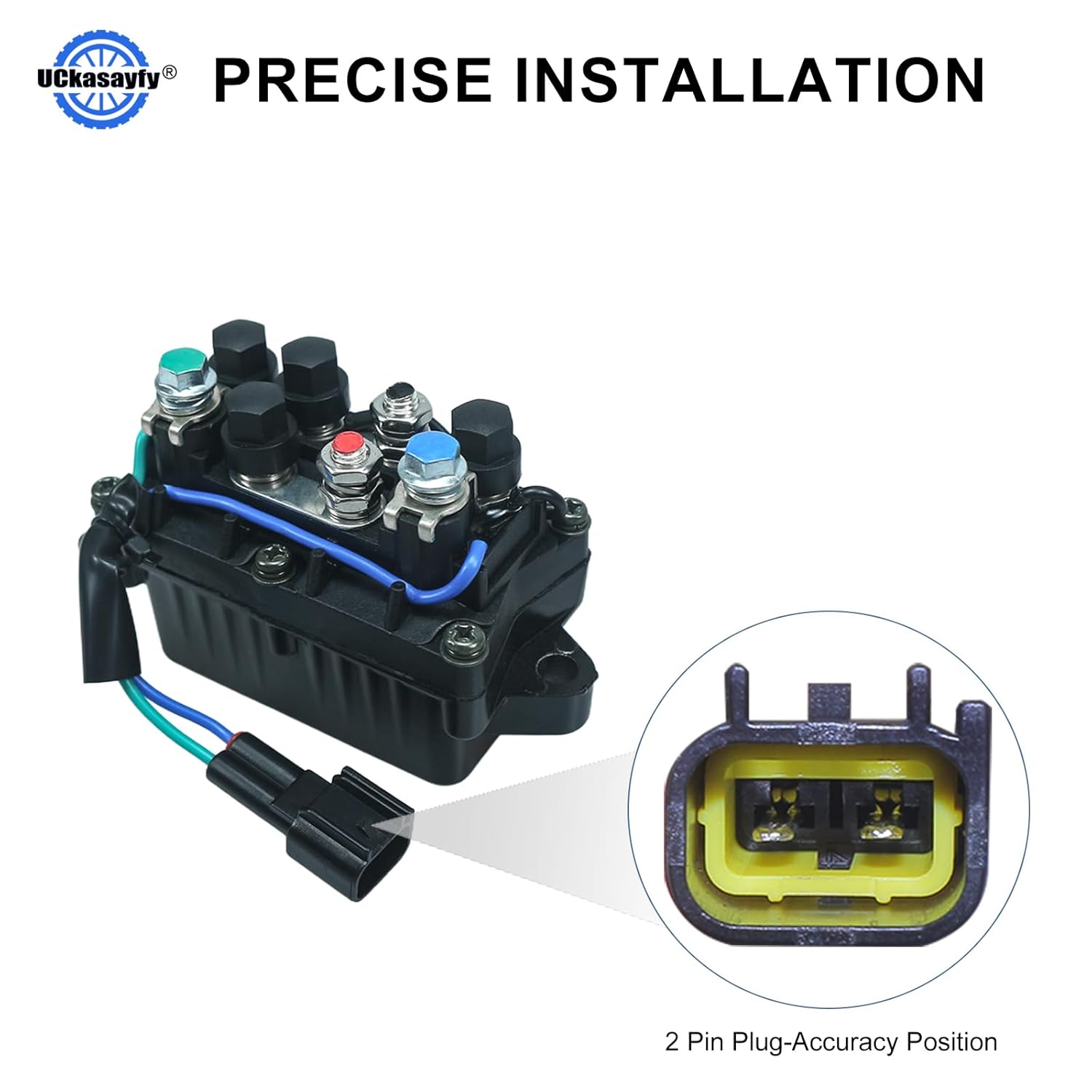 Tilt Trim Relay Compatible with Yamaha Trim Relay Outboard 4 Stroke Engine F150 & 250 40HP 50HP 60HP 75HP 90HP TRM6003 63P-81950-00-00