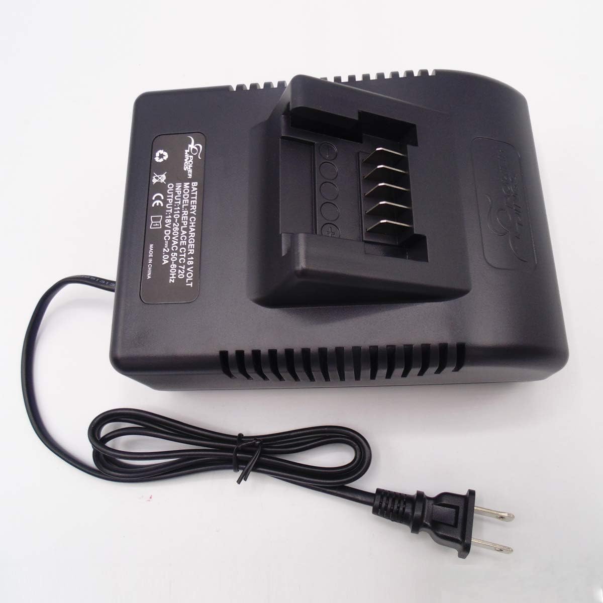 Chargeur CTC720 CTC131 de rechange pour chargeur à clipser 18 V CTB8185 CTB8187 CT7850 CDR7850H CTL7850 CTB7185 Batterie Li-ion