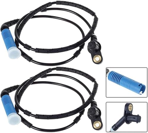 Miniatura 4 de Ensun Sensor de velocidad de rueda ABS compatible con 3 E46 325i 330i M3 Z4 E85 delantero trasero izquierdo derecho # 34526752681 34526752682