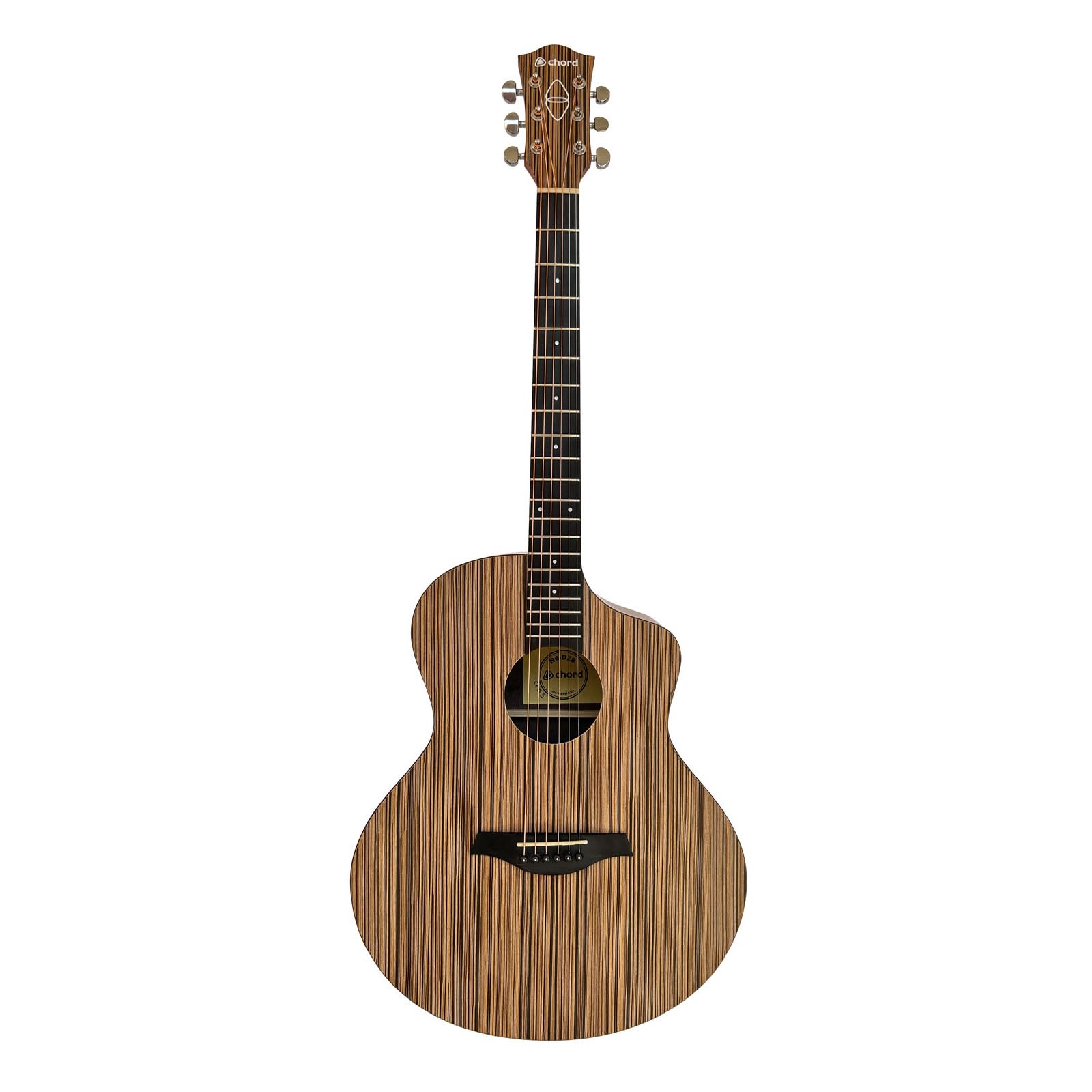 Chord Nomad Electro-Acoustic Guitar Deep Zebrano