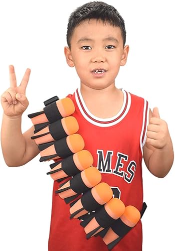 Miniatura 2 de Paquete de 8 mega repuestos de misiles con correa de transporte, munición lanzacohetes de juguete para Nerf N-Strike Elite Series