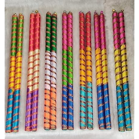 Appealing Wooden Dandiya Garba Sticks