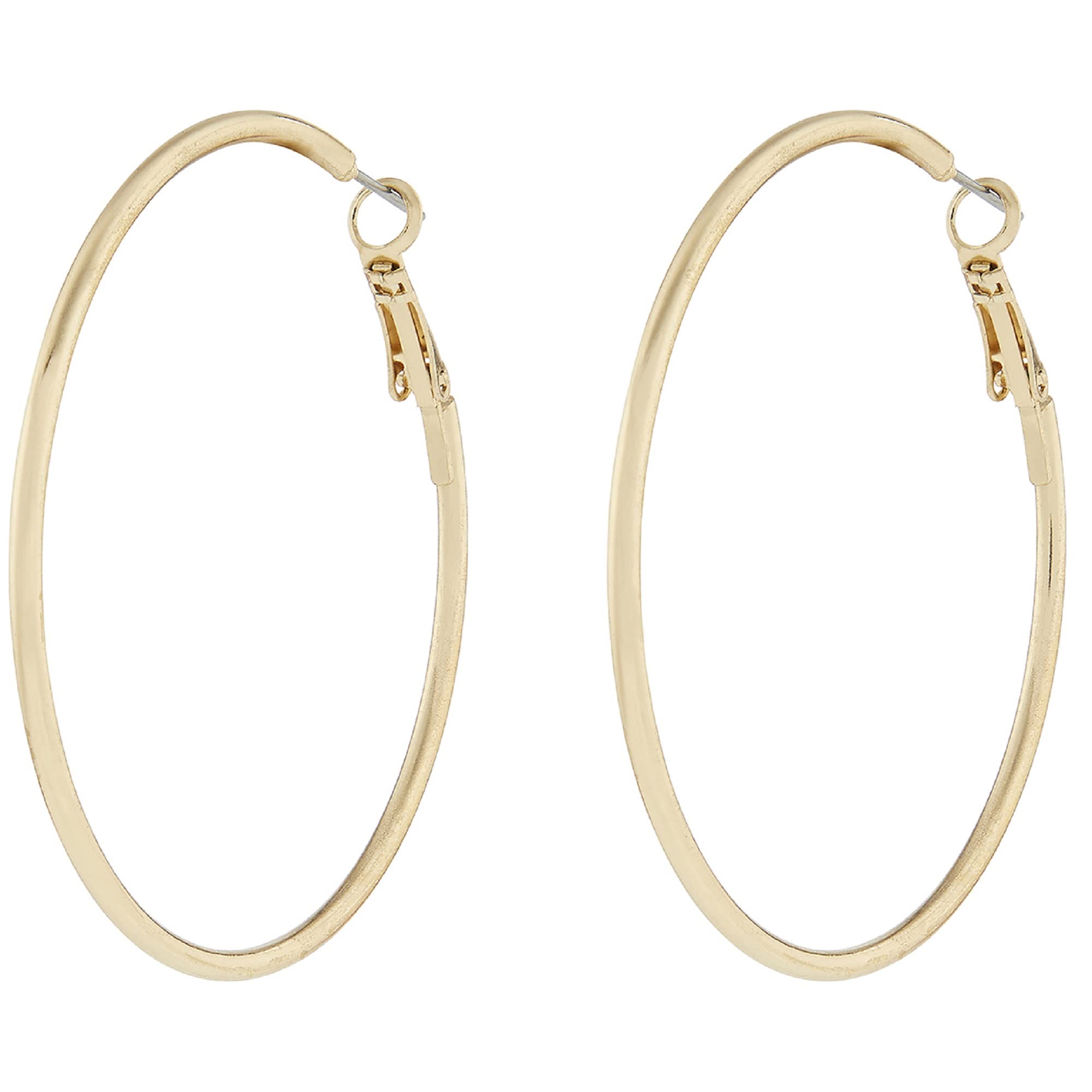 AccessorizeLondon Women Western Classic Hoop Earrings I Aesthetic & Stylish for Girls