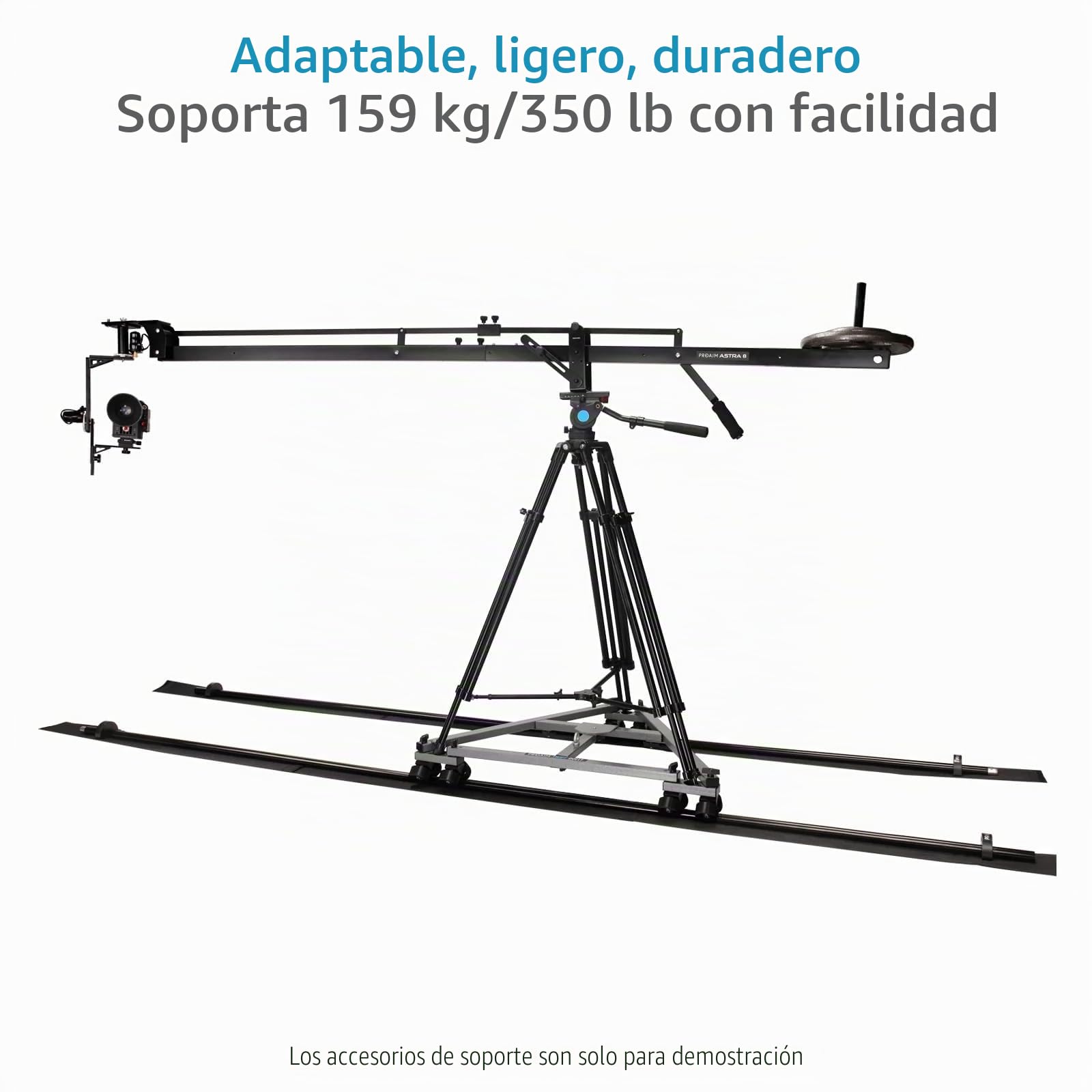 Sistema de Dolly Proaim Swift para cámara en Cine y Video