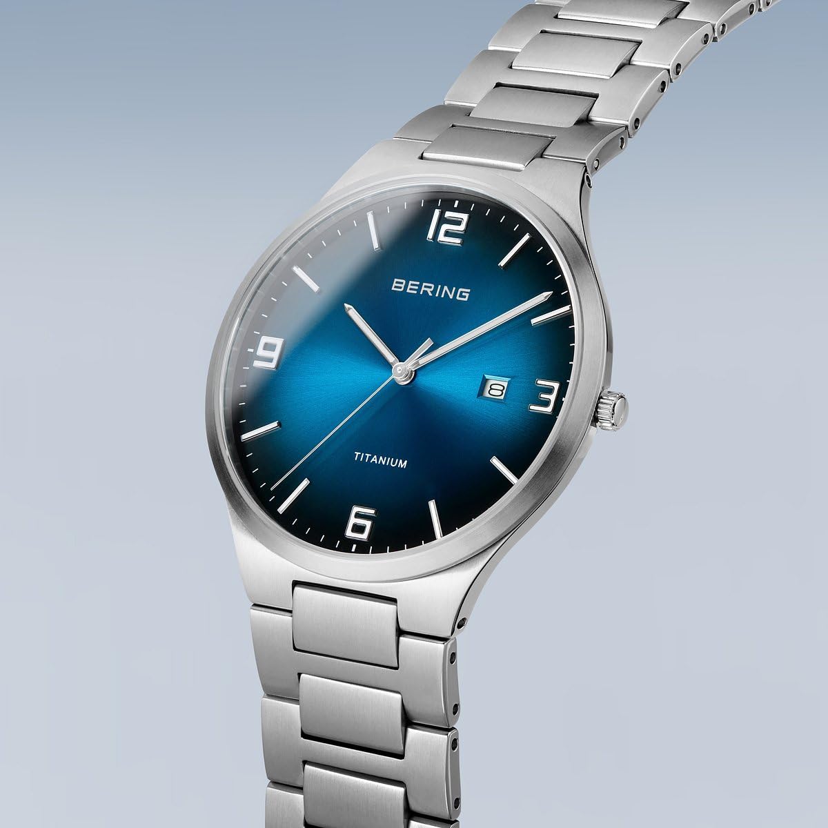 BERING Titanium 15240-777 orologio da uomo blu