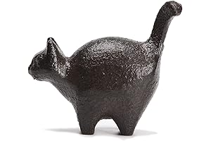 2" Cast Iron Cute Cat Statue Paperweight