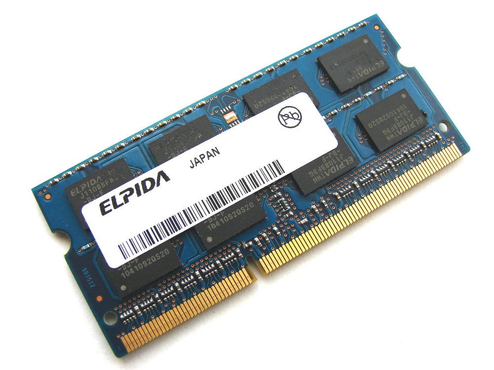 Notebook-Ram 2GB Elpida EBJ21UE8BFU0-DJ-F PC3-10600S-9-10-F1  