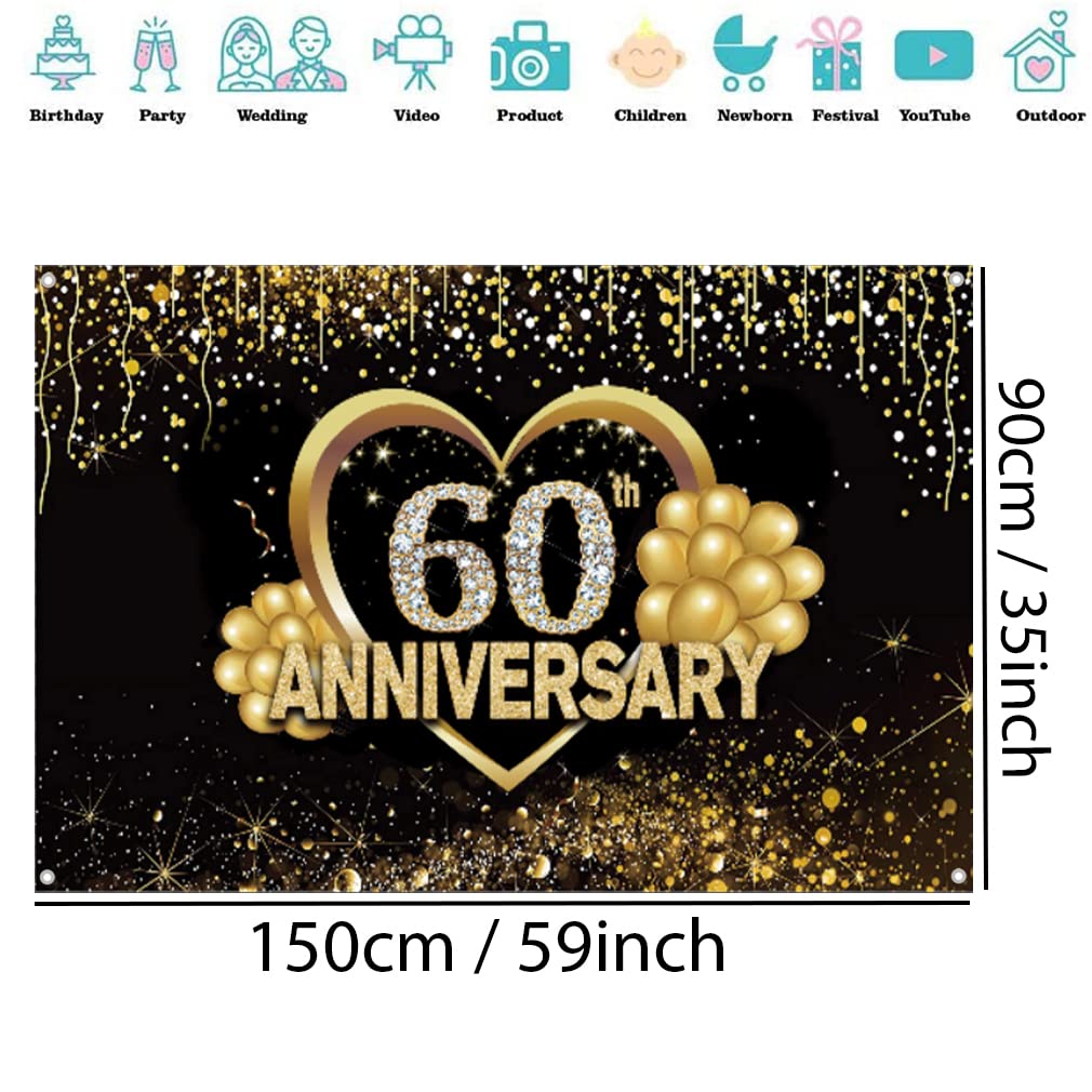 Decorazioni matrimoni diamanti, decorazioni anniversario matrimonio 60