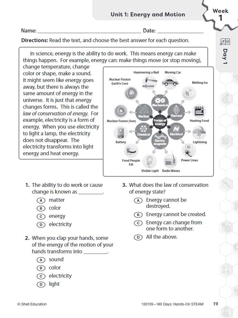 180 Days: STEM/STEAM for 6th Grade Practice Workbook for Classroom and Home, Cool and Fun Practice Created by Teachers (180 Days of Practice) - Image 6