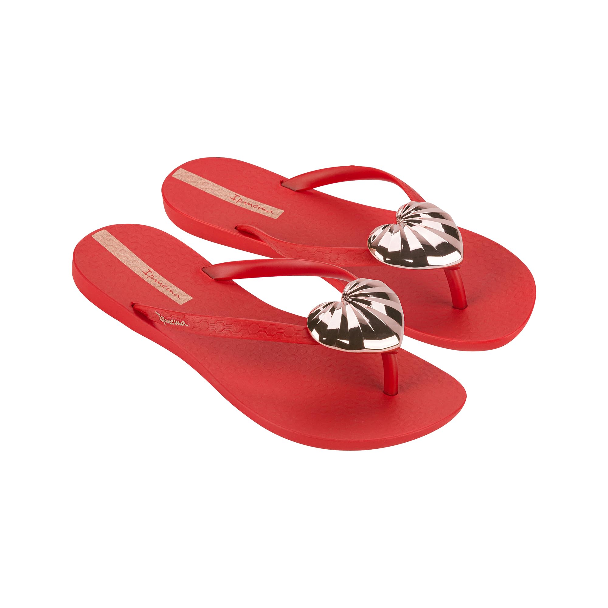 Ipanema Women's Maxi Fashion III FEM Flip Flops, Red/Rose, 43 EU, Red Rose, 10 UK