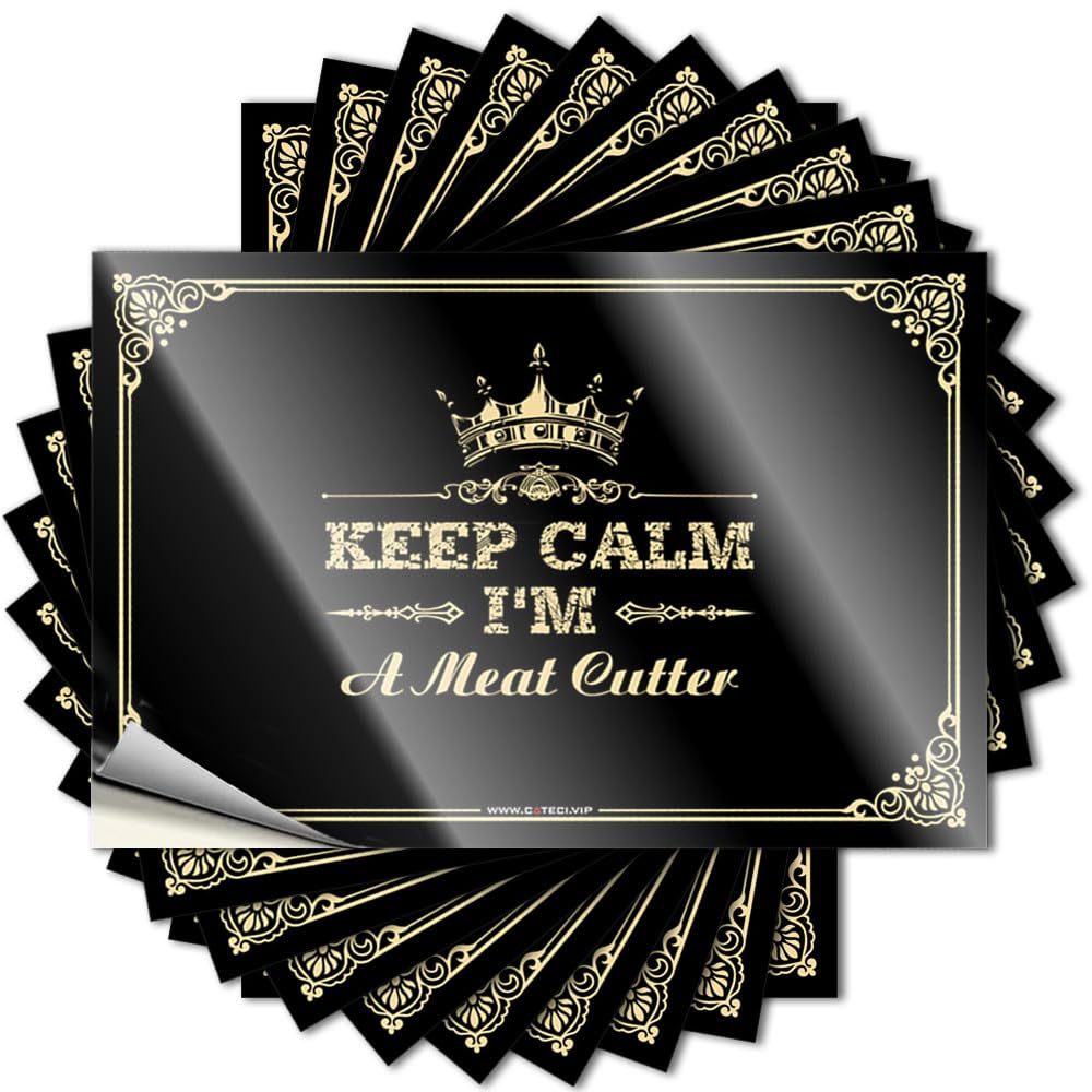 Keep Calm I'm A Meat Cutter Retro Stuff - Decals Laptop Removable Vinyl Decal(12X18CM)