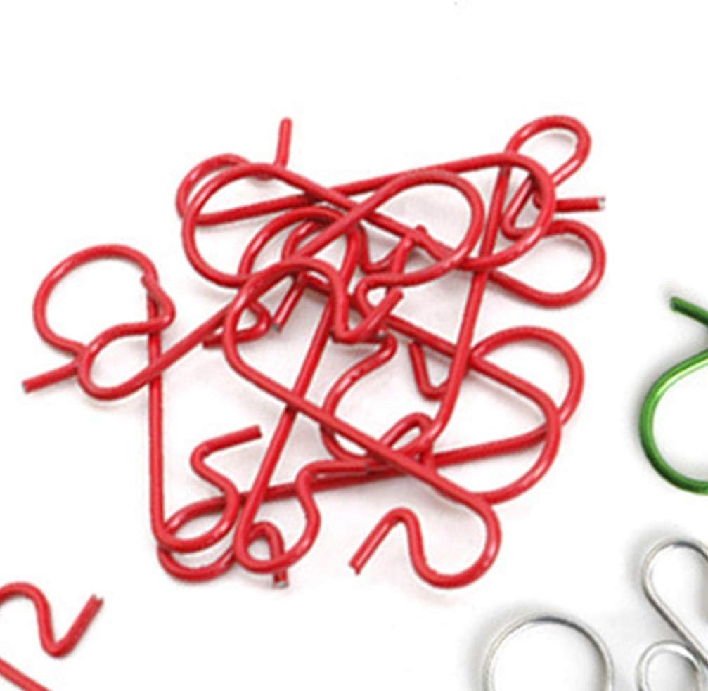 Zerodeko 150pcs Shape Metal Hooks for Christmas Decorations Versatile Hanging Hooks for Ornaments and Home Decor Metal Hangers for Holiday Festivities