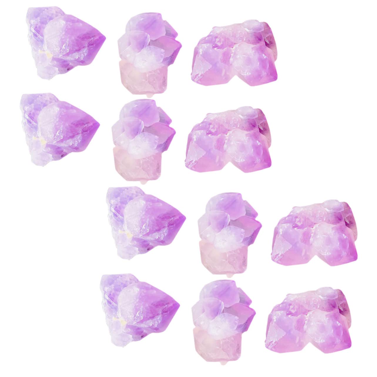 VINTORKY 100g Amethyst Crystals Tumbled Stones for Decoration Polished Stones Ideal for Beginners and Collectors