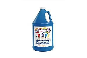 Blue Washable Paint for Kids - Unleash Creativity with Colorations Washable Tempera Paint!