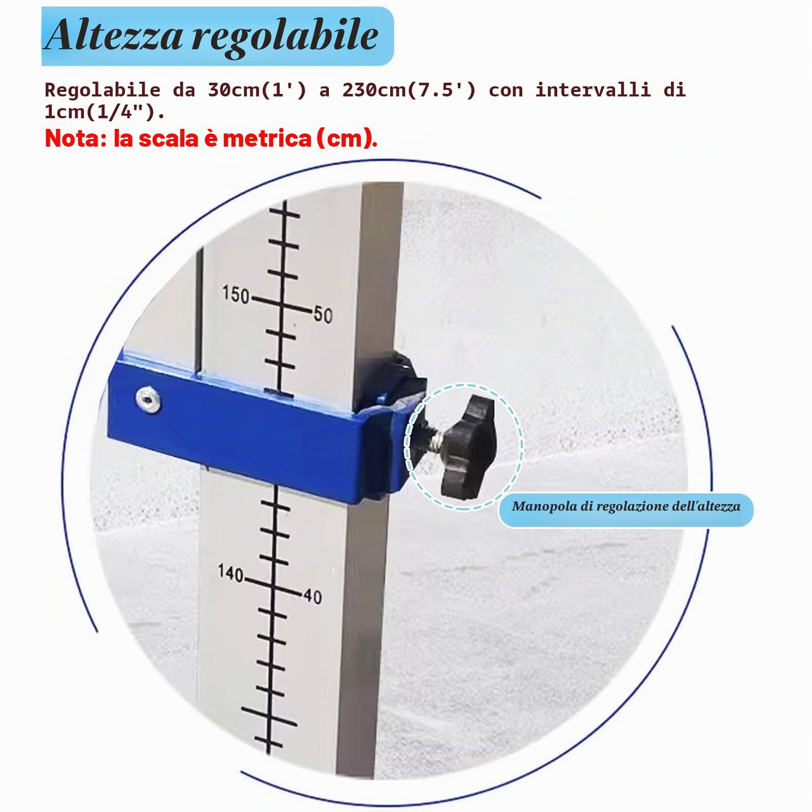 Standard per il salto in alto con montanti regolabili per atletica leggera su pista e campo e gare sportive scolastiche