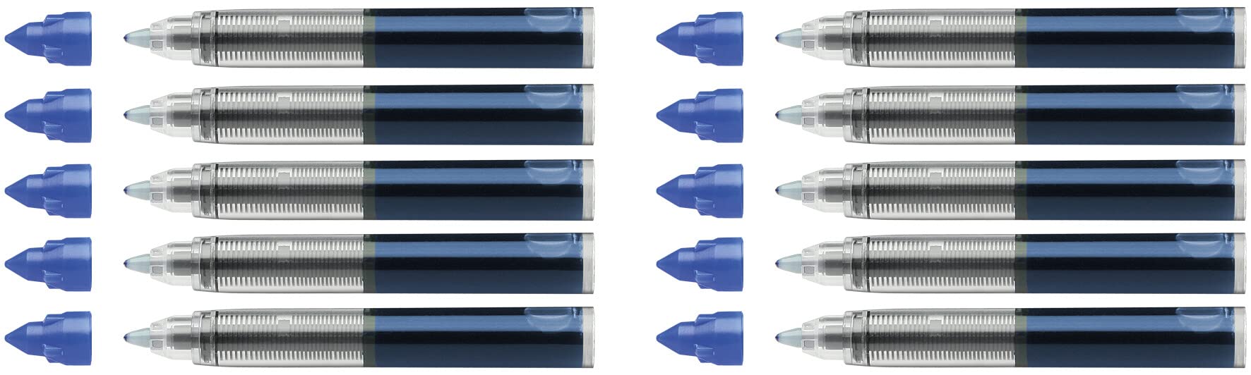 Schneider Cartucce Roller 852 (Confezione Da 30): Inchiostro Blu Reale Cancellabile, Scrittura Fluida E Asciugatura Rapida Per Penne Breeze E Base