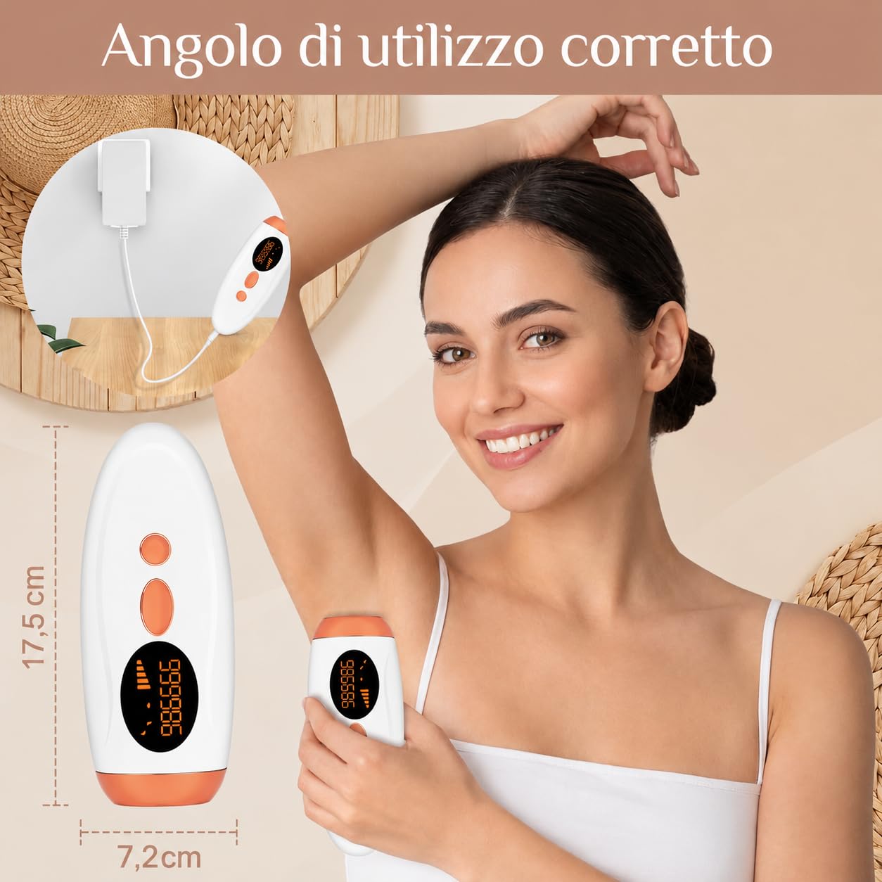 Shine IPL 2.0 Premium Depilatore Luce Pulsata Con 999990 Impulsi Sensore Pelle Raffreddamento E 5 Livelli Per Casa (Verde)