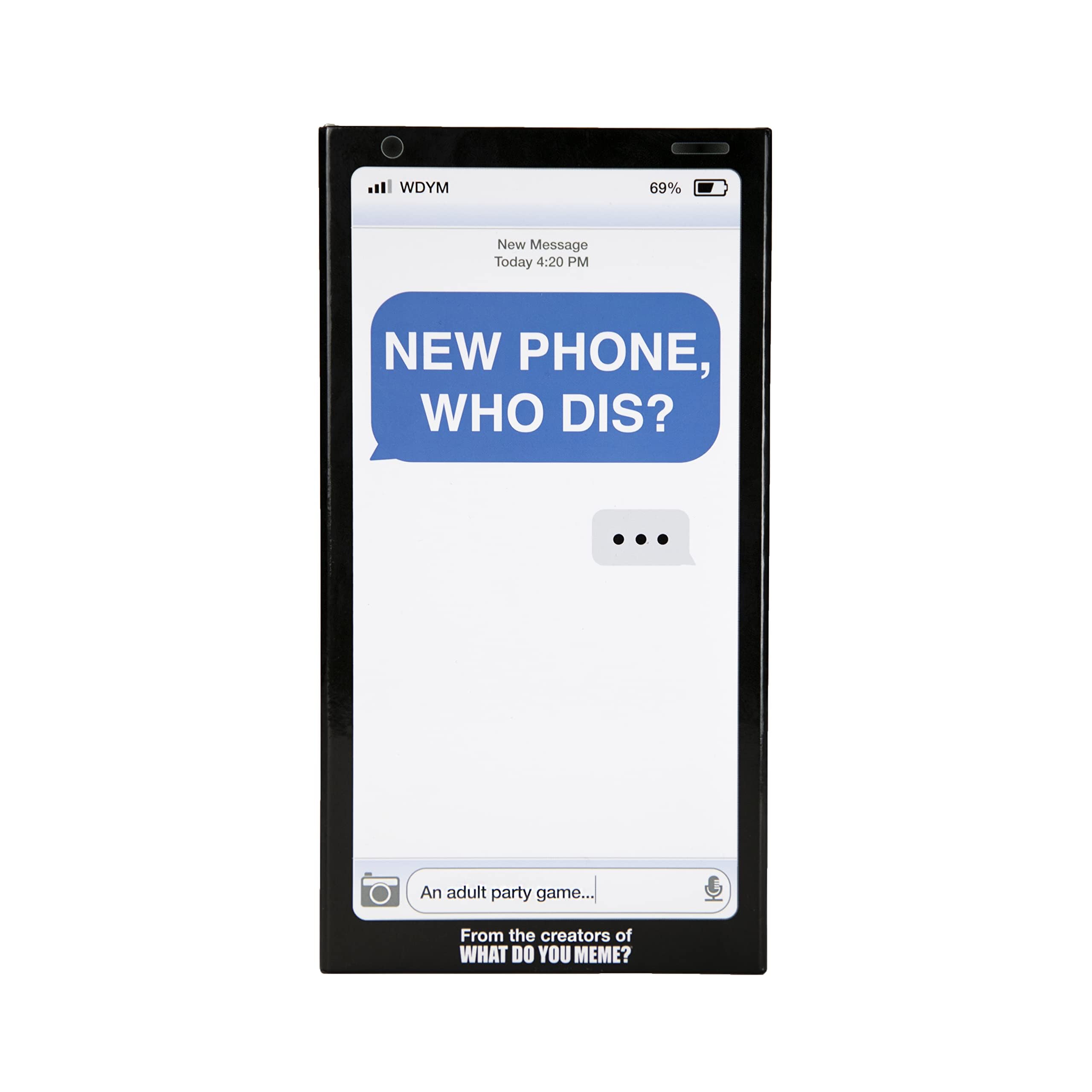 WHAT DO YOU MEME? New Phone|Who Dis?-For Adult Party Game|Pack of 1
