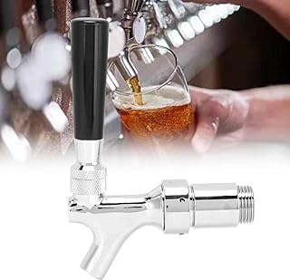 Kran do piwa, kran do piwa Solidny i trwały z wysokiej jakości mosiężną stalą nierdzewną do większości beczek piwa i koksów