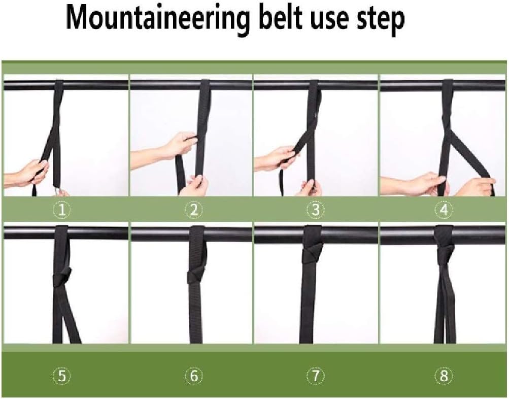 Hammock Chair, Hanging Rope Swing Seat for Yard, Bedroom, Patio, Porch, Indoor, Outdoor Lightweight and Easily Portable