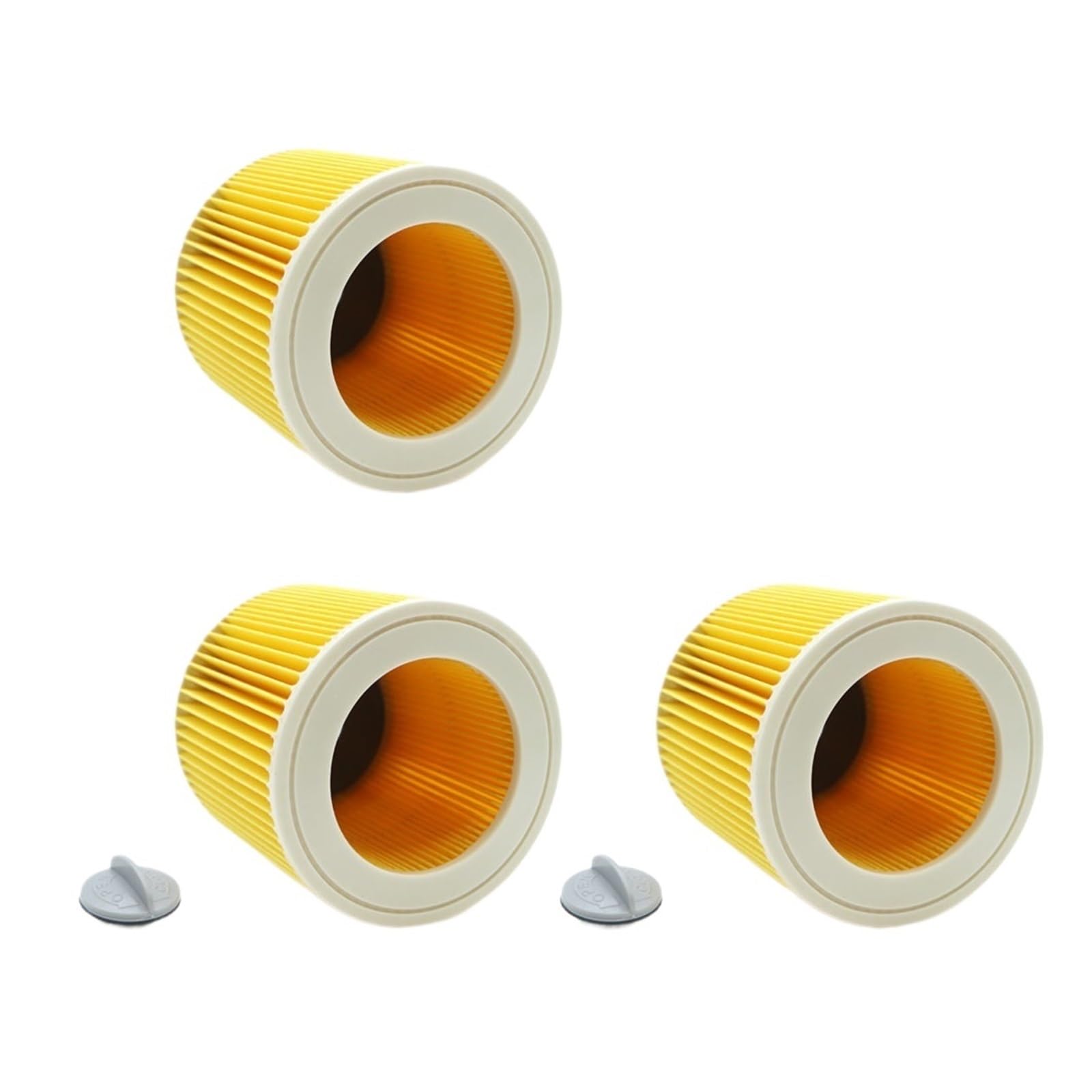 Kvcccss 3Pcs Filter，Compatible For Karcher ， Vacuum Cleaner(3Pcs)
