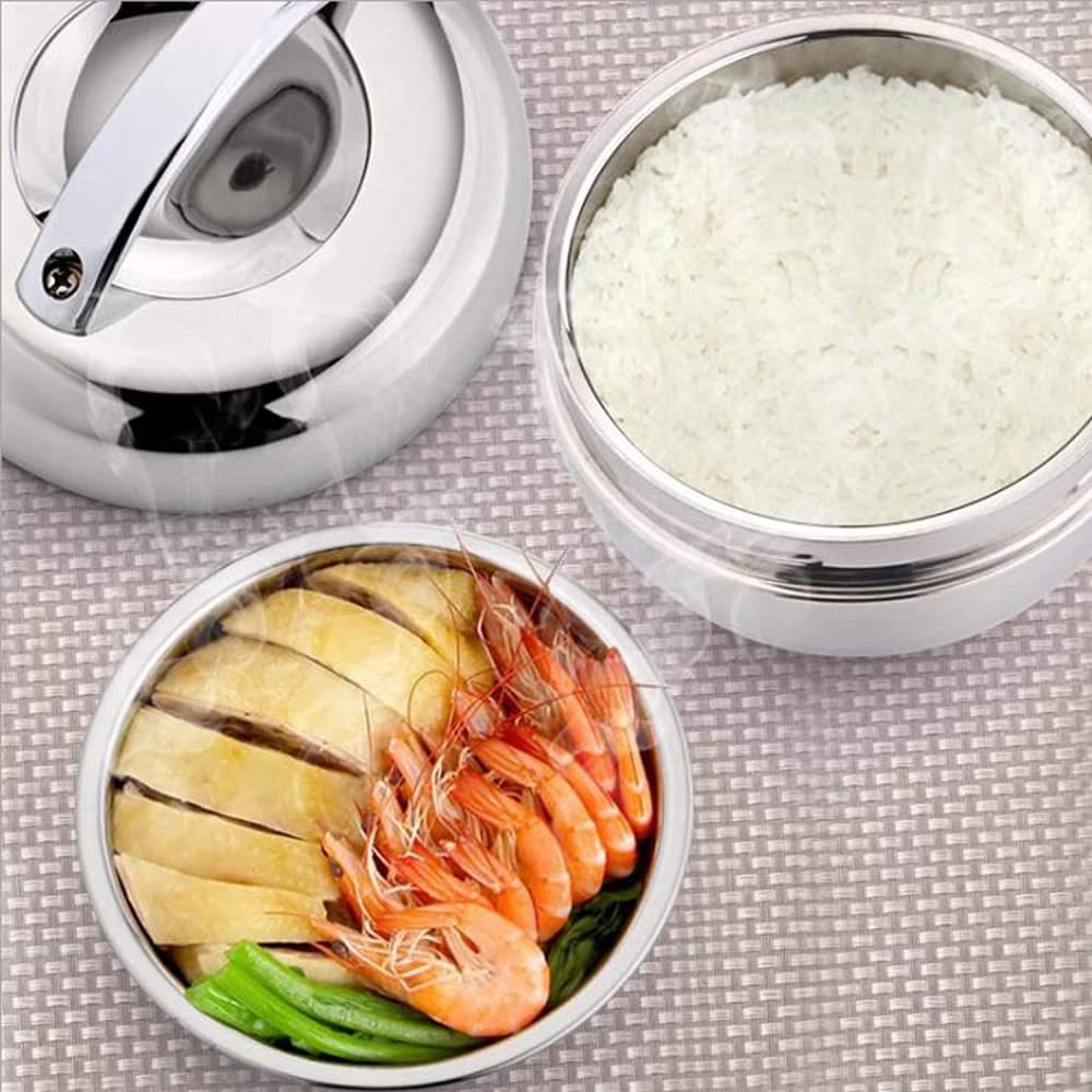Zghhc 1000 ml Soep Thermos voor Hot Food Rvs Geïsoleerde Voedsel Jar met Handvat Brede Mond Lunch Box Containers voor Volwassenen