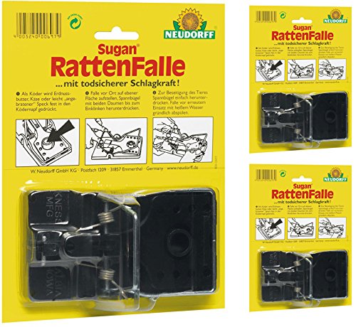 Preisvergleich Produktbild 3 x Neudorff Sugan RattenFalle
