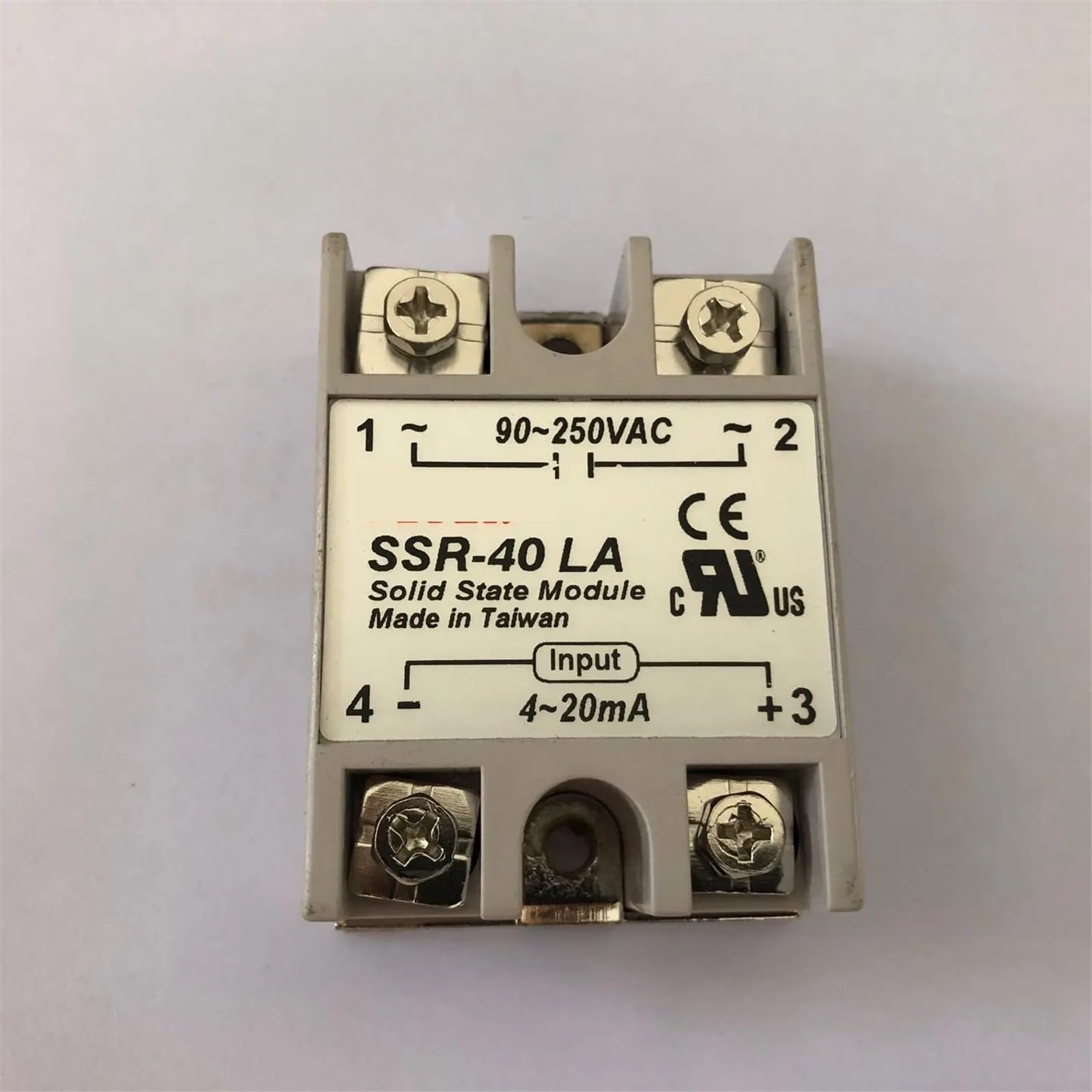 Relais Solid State SSR-40LA entrée 4-20mA sortie AC 24-380V régulateur monophasé - 3