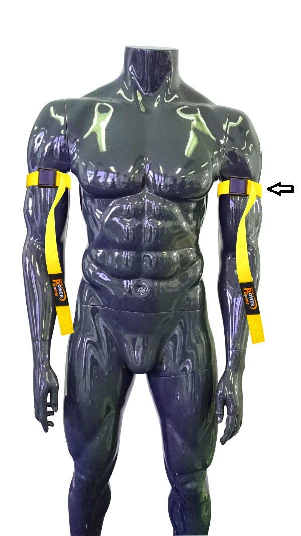 SUPER BICEP MUSCLE YELLOW STRAPS Bicep Blood Flow Restriction Occlusion Training Bands Help You Gain Muscle Faster Biceps & Triceps Bands for Effective Arms