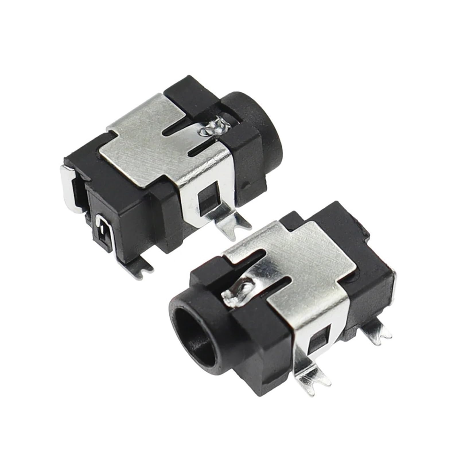 ICXLPMC 10PCS DC031A DC Power Supply Jack Socket Female Panel Connector 3.5mm 1.35mm DC-031A 3.5 * 1.35
