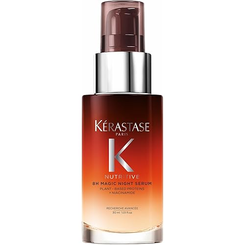 Kerastase Nutritive 8H Magic Night Serum - Overnight Treatment for Dry Hair, Enhances Shine, With Plant-Based Proteins