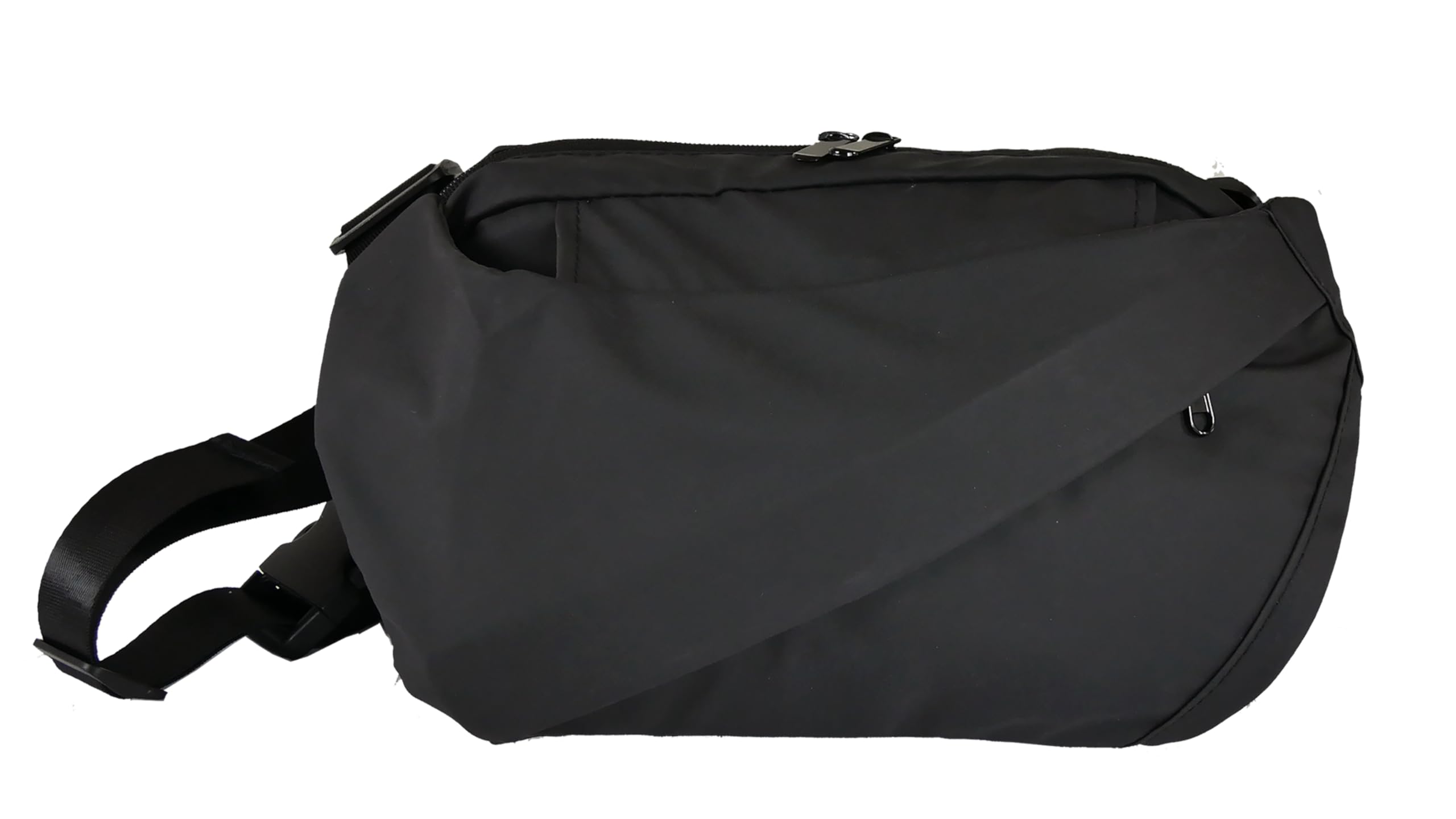 Multi-Functional Compact Sling Bag/Crossbody Bag/Waist Bag/Shoulder Bag/Casual Bag for Everyday Carry Work and Travel Unisex Lightweight Waterproof Black, Black, 13", Sling Bag/Cross the Body